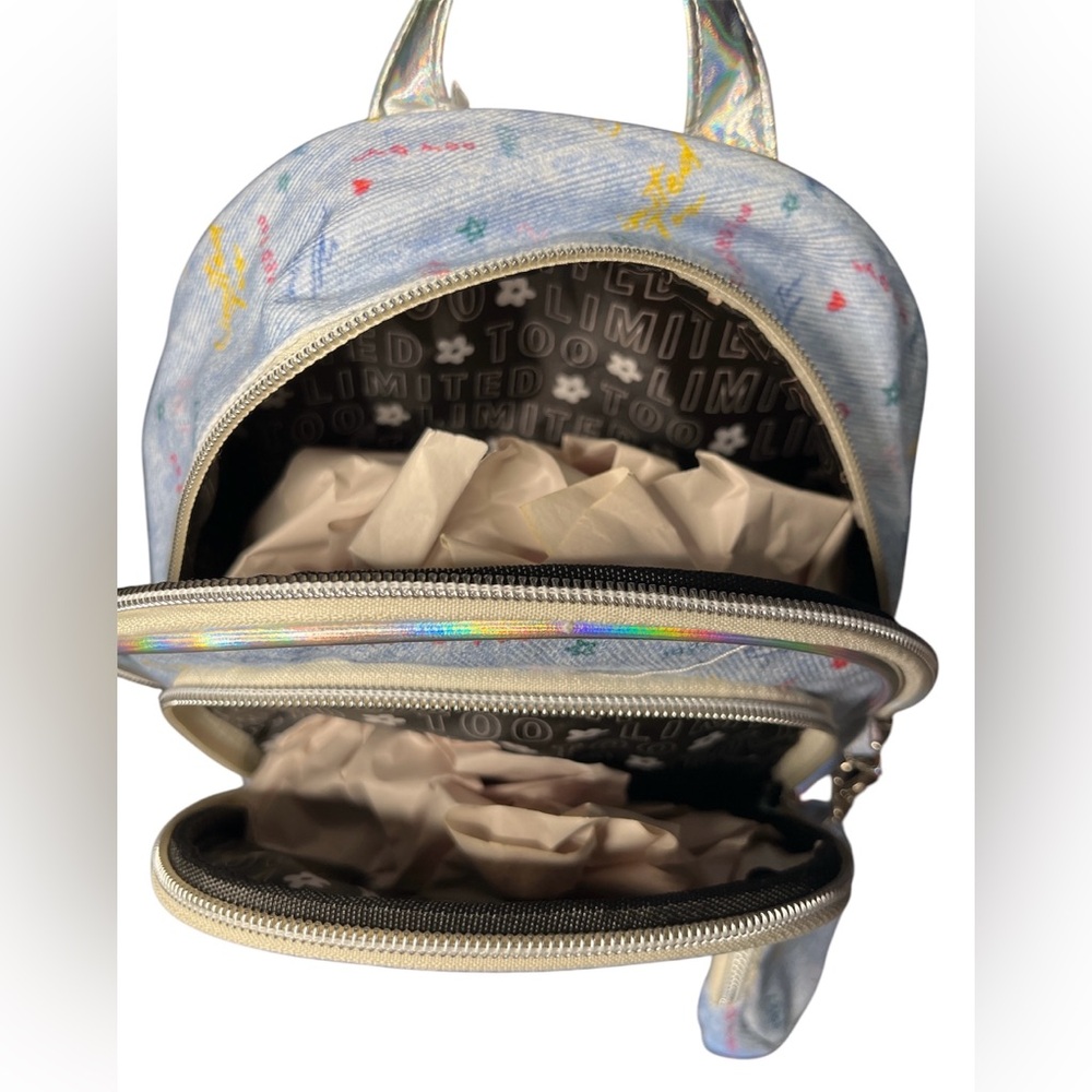 Limited Too Multicolor Mini Backpack - Picture 4 of 7